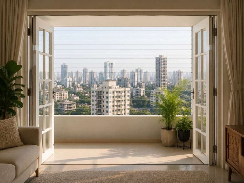 Invisible grill project in Mumbai